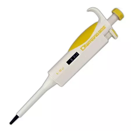 Globe Scientific Diamond PRO™ Adjustable Volume Pipettor 5 to 50 μL - M-893944-33 - Each
