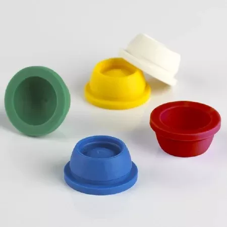 Globe Scientific Globe Scientific Tube Closure TPE / Santoprene Plug Cap Blue For 16 mm Recapping Vacuum Blood Tubes and Test Tubes NonSterile - M-945404-3554 - Box of 1000
