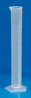 Globe Scientific Graduated Cylinder Class B / Hexagonal Base Polypropylene 250 mL (8 oz.) - M-973362-1914 | Each