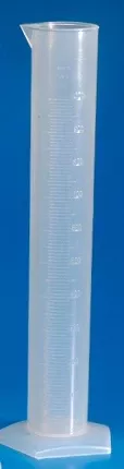 Globe Scientific Graduated Cylinder Pentagonal Base Polypropylene 2,000 mL (64 oz.) - M-975462-2088 - Case of 6