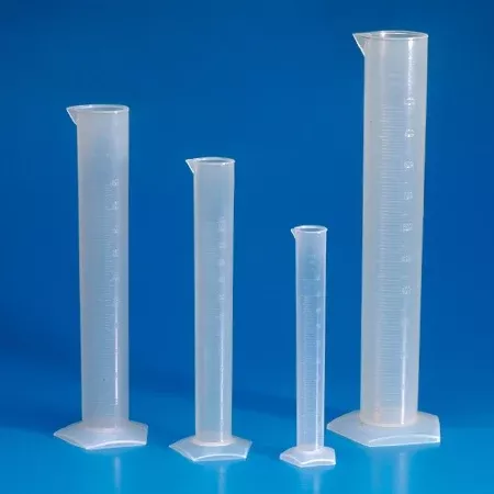 Globe Scientific Graduated Cylinder Pentagonal Base Polypropylene 25 mL - M-975036-1289 - Box of 1