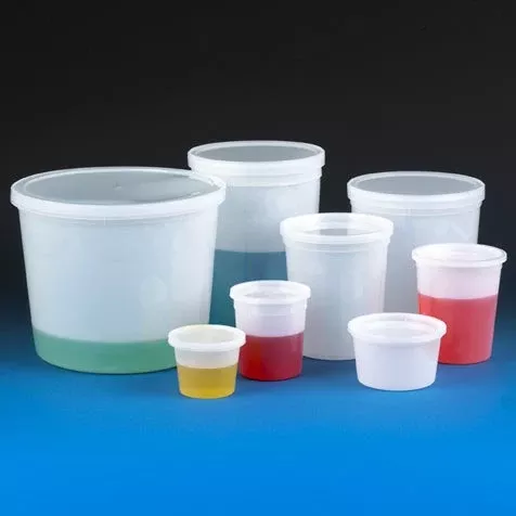 Globe Scientific Lab Storage Container Multi-Purpose HDPE / LDPE Closure 16 oz. - M-985477-765 - Case of 100