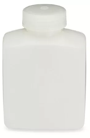 Globe Scientific Laboratory Bottle Diamond RealSeal™ Rectangular / Wide Mouth HDPE / Polypropylene Closure 125 mL (4 oz.) - M-1133384-344 - Pack of 12