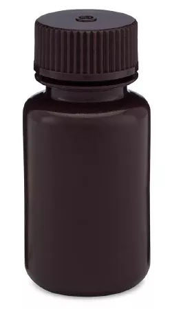 Globe Scientific Laboratory Bottle Diamond RealSeal™ Round / Wide Mouth HDPE / Polypropylene Closure 500 mL (16 oz.) - M-1133376-1979 - Pack of 12