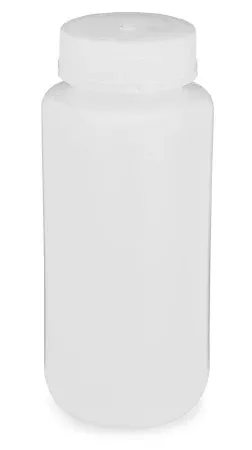 Globe Scientific Laboratory Bottle Diamond RealSeal™ Round / Wide Mouth LDPE 500 mL (16 oz.) - M-1133406-2250 - Pack of 12