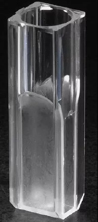 Globe Scientific Micro Cuvette 12 X 12 X 45 mm, 1.5 mL, Standard, Square, 10 mm Path Length, 340 to 800 nm Spectrum Range, Disposable For Spectrophotometer - M-873507-2381 - Case of 500