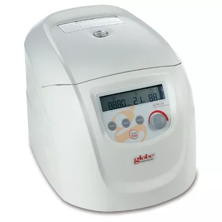 Globe Scientific Microcentifuge GCM Series 24 Place Fixed Angle Rotor Variable Speed Up to 15,000 RPM / 18,620xG Max RCF - M-1138986-2938 - Each