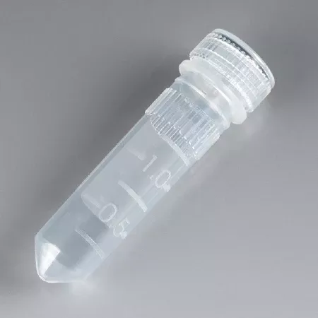 Globe Scientific Microcentrifuge Tube Conical Bottom Plain 2 mL Without Color Coding Without Closure Polypropylene Tube - M-902968-886 - Case of 1000