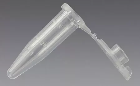 Globe Scientific Microcentrifuge Tube Conical Bottom Plain 500 µL Without Color Coding Snap Cap Polypropylene Tube - M-1121218-4456 - Bag of 500