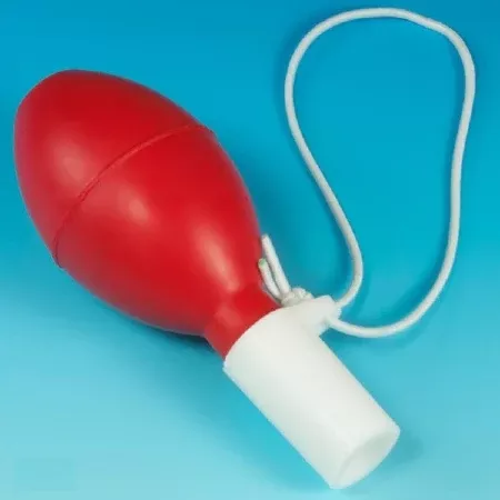 Globe Scientific Safety Pipette Filler Bulb Universal, Red/White For Standard Size Pipettes - M-1044423-3992 | Each