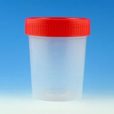 Globe Scientific Specimen Container 2-1/4 X 2-7/8 Inch Polypropylene 120 mL (4 oz.) Screw Cap Patient Information NonSterile - M-1016822-1597 - Case of 100