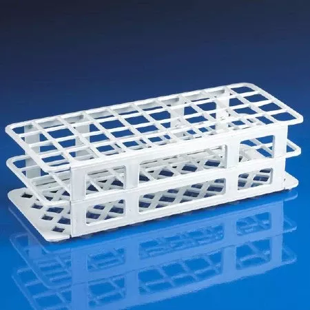Globe Scientific Stacking Test Tube Rack Globe Scientific 456700 Series 40 Place 25 mm Tube Size Blue 3-1/3 X 4-7/8 X 11-3/5 Inch - M-542536-3471 - Each