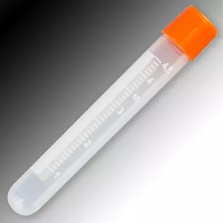 Globe Scientific Storage and Transport Tube Round Bottom Plain 12.3 X 88 mm 5 mL Without Color Coding Without Closure Polypropylene Tube - M-887686-116 - Case of 1000