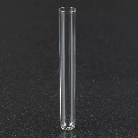 Globe Scientific Test Tube Round Bottom Plain 16 X 125 mm 19 mL Without Color Coding Without Closure Glass Tube - M-898244-2149 - Case of 1000