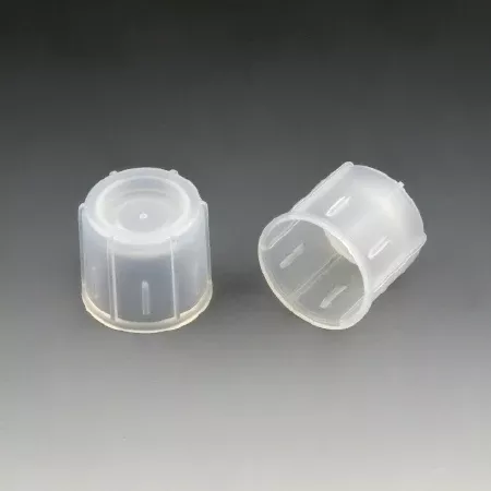 Globe Scientific Tube Closure Polyethylene Two-Position Snap Cap Natural 17 mm For 17 mm Tubes NonSterile - M-537530-1751 - Pack of 500