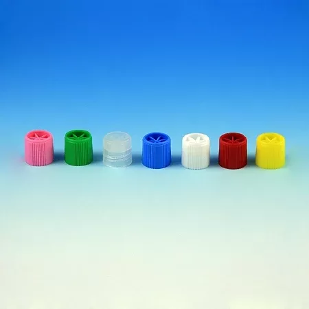 Globe Scientific Tube Closure Polypropylene Screw Cap Lilac For Sample Tubes with External Threads NonSterile - M-726501-4853 - Pack of 1000