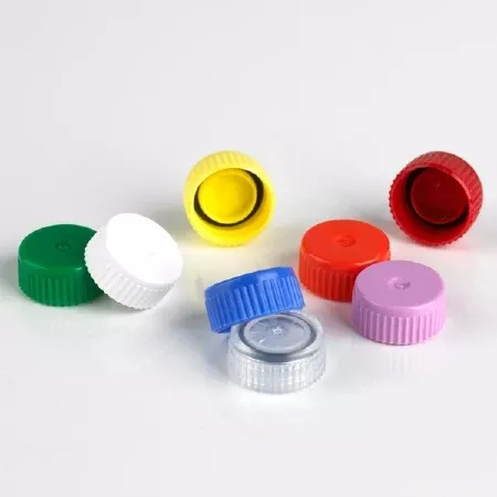 Globe Scientific Tube Closure Polypropylene Screw Cap Red For Globe Scientific Screw Cap Microcentrifuge Tubes NonSterile - M-1120332-2006 - Bag of 1000