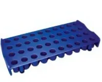 Globe Scientific Vial Rack Globe Scientific 40 Place Blue 1 X 3-7/8 X 8-1/2 Inch - M-1086479-1531 - Each