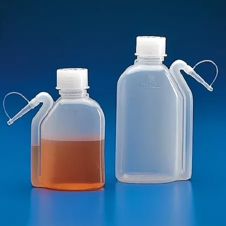 Globe Scientific Wash Bottle Squeeze LDPE / Polypropylene Closure 480 mL (16 oz.) - M-960793-3848 - Case of 10