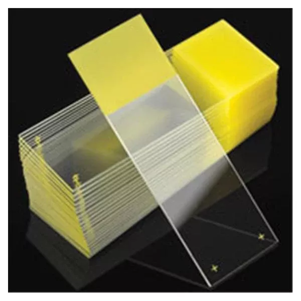 Globe ScientificDiamond Microscope Slide 25x75mm Yellow 72x20/Ca
