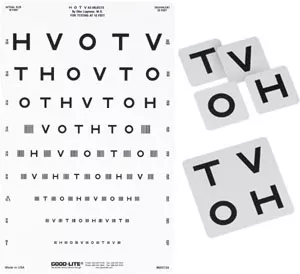Good-Lite Eye Chart Good-Lite 10 Foot Measurement Acuity Test - M-596806-1196 | Each