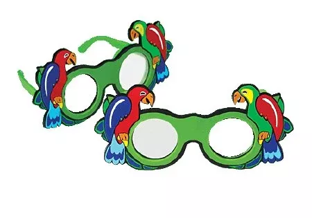 Good-Lite Parrot Fun Occluder Glasses Spectacle Style Frosted Multicolor - M-842114-3176 | Each