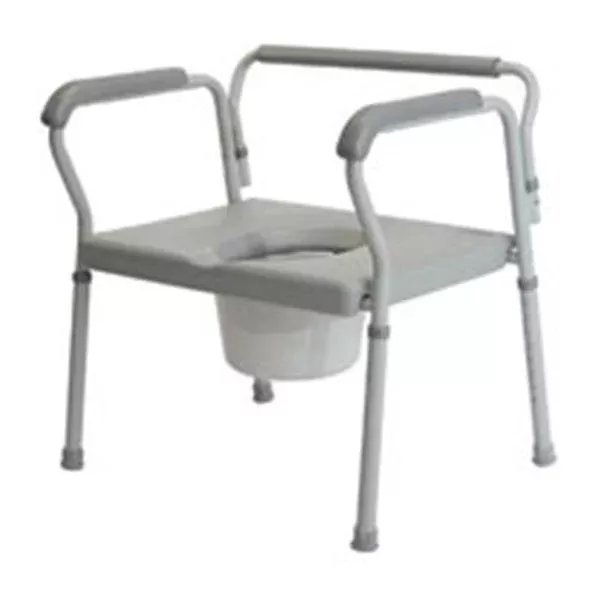 Graham-Field/Everest &Jennings Commode Imperial 400lb Capacity 2/Ca