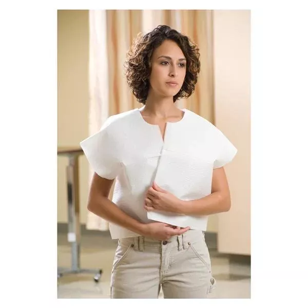 Graham Medical Cape Exam Apex 30 in x 21 in White 100/Ca