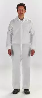 Graham Medical Coverall Large White 25/Ca (79748)
