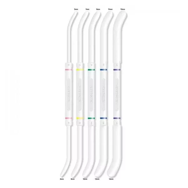 Gynex oration Dilator Cervical Dennis 27cm 5-14 5/St Dbl End Rsbl Plstc Ea