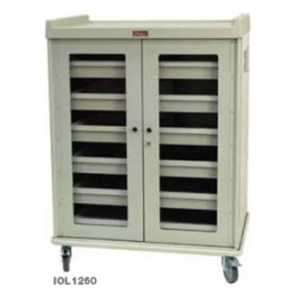 Harloff Manufacturing Cart Lens Storage IntraOcular 4 Casters Ea
