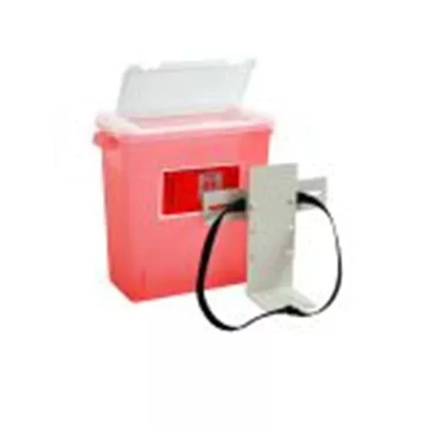 Harloff Manufacturing Container Sharps f/ Cart W/ Adjustable Holder/Mounting Bracket Ea