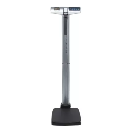 Health O Meter Column Scale with Height Rod Health O Meter LCD Digital Display 500 lbs. Capacity Black Battery Operated - M-1147763-4229 | Each