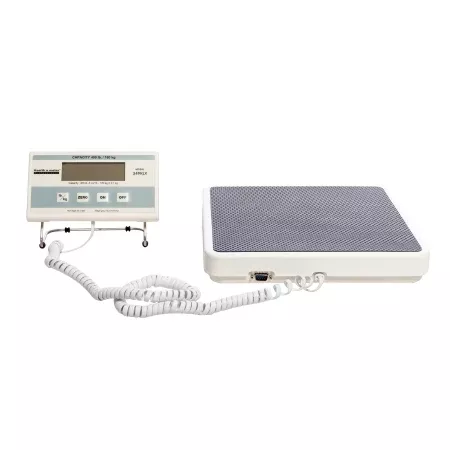 Health O Meter Floor Scale Health O Meter Digital LCD Display 400 lbs. Capacity White AC Adapter / Battery Operated - M-1075473-2020 | Each