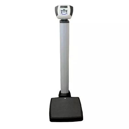 Health O Meter Floor Scale Health O Meter Digital LCD Display 600 lbs. Capacity Gray AC Adapter / Battery Operated - M-522351-1969 | Each