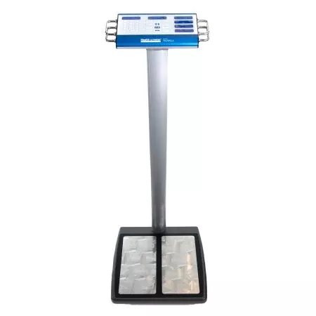 Health O Meter Total Body Composition Analyzer Stand On Health O Meter LCD Display 1000 lb / 453.5 kg Silver - M-1004300-2095 | Each