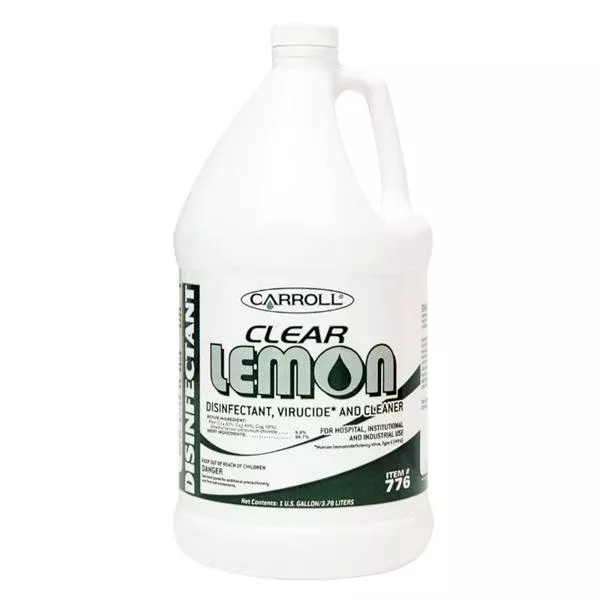 Healthlink Disinfectant Solution Clear Lemon Lemon Gallon, 4 EA/CA (7130)