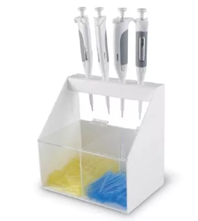 Heathrow Scientific LLC Pipette Workstation 165 X 244 X 246 mm, Opaque on Sides with Clear Front and Bin Lids For use Pipettes and Pipette Tips - M-1178766-4460 - Each