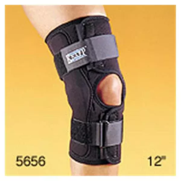 Hely & Weber Brace Orthosis Knapp Knee Kuhl Neoprene Black Size 12" Medium Ea