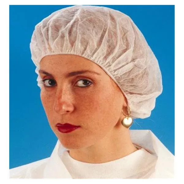 Henry ScheinCap Bouffant HSI 21 in White 100/Bx, 5 BX/CA (1024151)