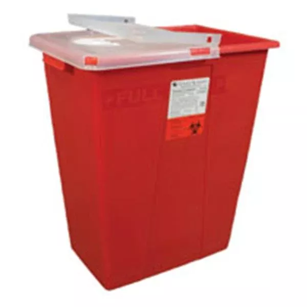 Henry ScheinContainer Sharps 8gal Polypropylene Red/Clear Ea, 10 EA/CA (0380-150R-HS)