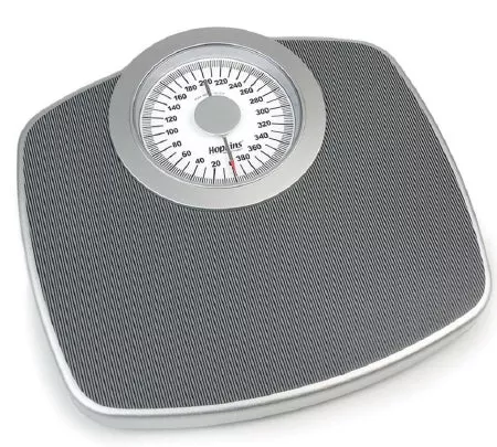 Hopkins Medical Products Floor Scale Dial Display 400 lbs. Capacity Gray Analog - M-1150338-4568 | Each