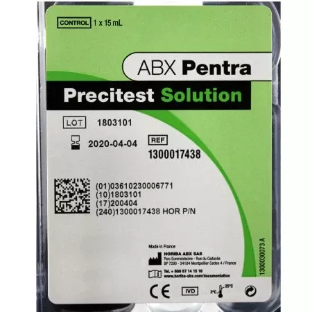 Horiba Solution Precitest For ABX Pentra 400 Analyzer - M-1041962-1531 | Each
