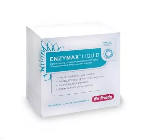 Hu-Friedy (Hufriedy) Detergent Concentrate Enzymax 0.35 oz Lemon 40/Bx