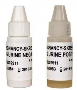 Jant Pharmacal Corporation Fertility Test Control Human Chorionic Godadotropin (hCG) Urine Positive Level / Negative Level 2 X 5 mL - M-897477-3306 - Each