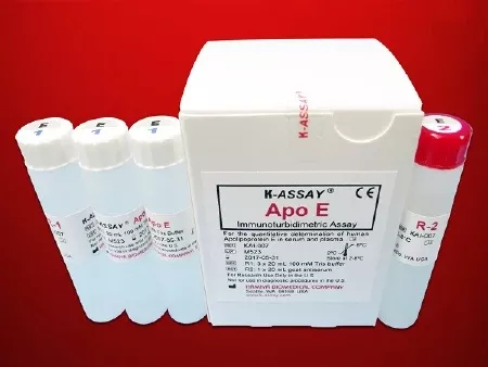 Kamiya Biomedical Company Reagent Kit K-ASSAY Cardiac / Specific Protein Test Apolipoprotein B (Apo B) For Chemistry Analyzers 200 Tests 1 X 20 mL - M-885484-3393 | Each