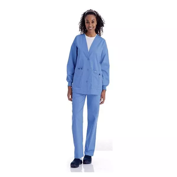 Landau UniformsCardigan Warm-Up 65% Polyester / 35% Cotton W Ceil 5XL 5Pckt Ea