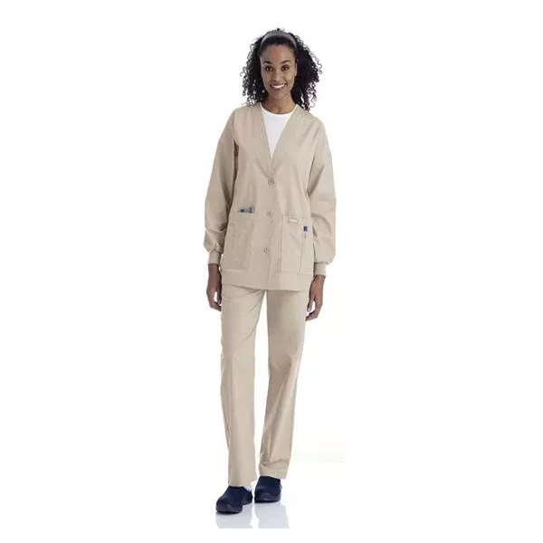 Landau UniformsCardigan Warm-Up 65% Polyester / 35% Cotton W Snd 3XL 5Pckt Ea