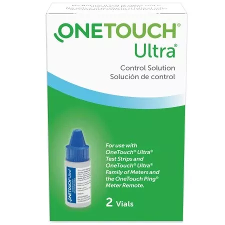LifeScan Blood Glucose Control Solution One Touch Ultra Blood Glucose Testing 2 X 4 mL - M-852705-3810 | Box of 2
