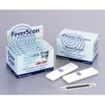 Liquid Crystal Resource Disposable Forehead Thermometer FeverScan 94 to 104 °F Line Indicator Display - M-835172-1396 | Box of 100